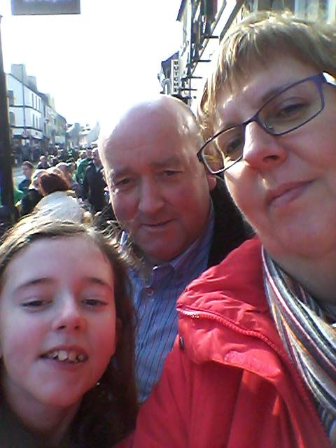 McGinty family Edenoughill, Kllygordan at parade Ballybofey.  