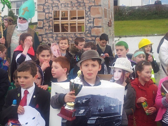 St Francis national school Barnesmore winners of the school competition in donegal town.