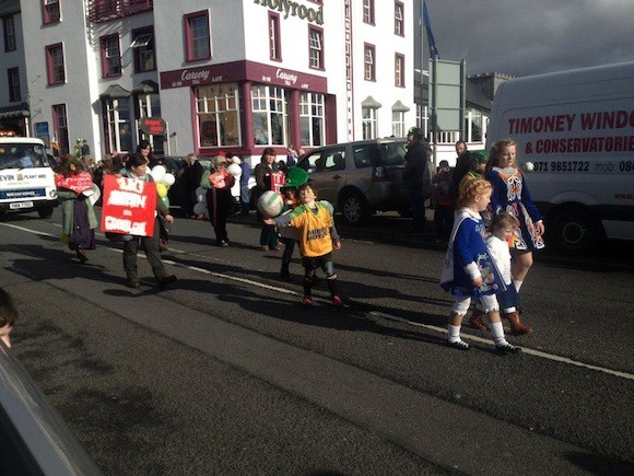 On parade in Bundoran