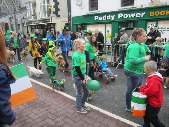 There was a huge crowd in Letterkenny for today's parade