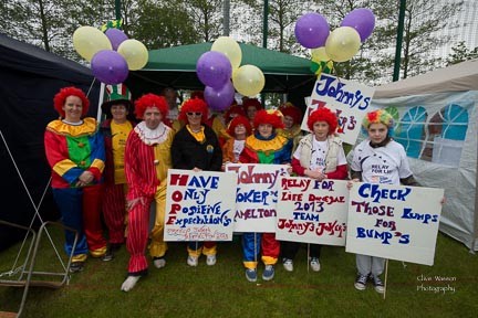 Relay for Life Opening Ceremony.  Photo:- Clive Wasson