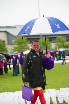 Relay for Life Opening Ceremony.  Photo:- Clive Wasson