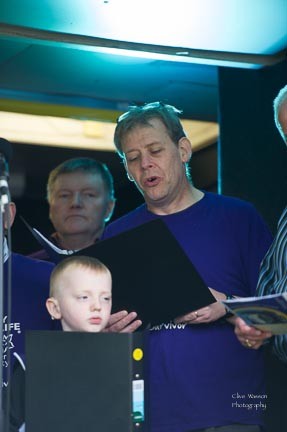 Relay for Life Opening Ceremony.  Photo:- Clive Wasson