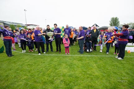 Relay for Life Opening Ceremony.  Photo:- Clive Wasson