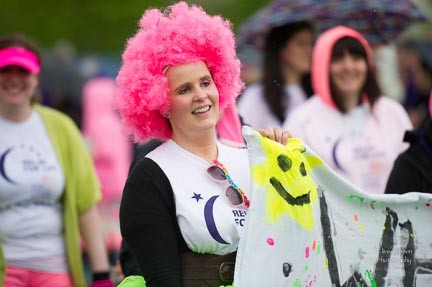 Relay for Life Opening Ceremony.  Photo:- Clive Wasson