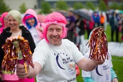 Relay for Life Opening Ceremony.  Photo:- Clive Wasson