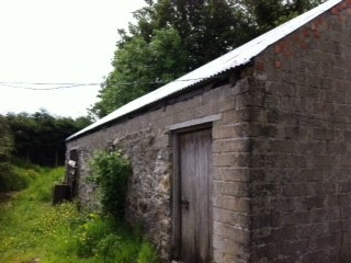 The barn which Dan Gildea claimed - but Mrs Kelly was left by her uncle. She now owns the property