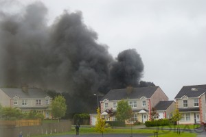 Fire in Glenoughty Close