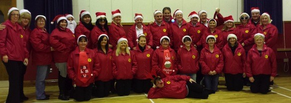 Santa has a few rivals in the Letterkenny Accordian Band.