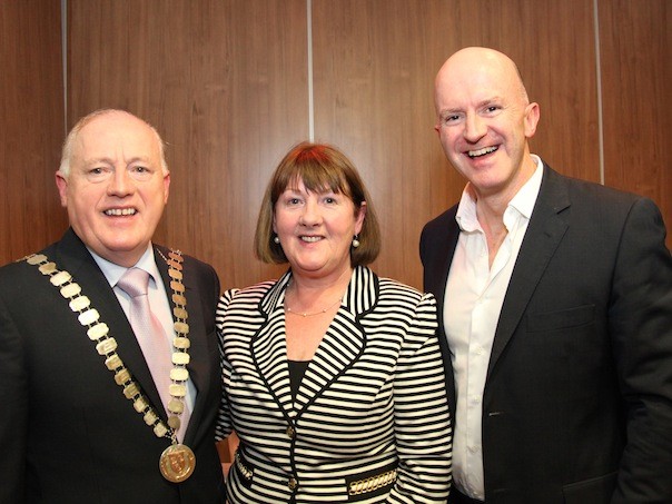 Martin McGettigan, Marian Caffrey and Hugh McGroddy.