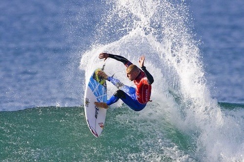 Mick Fanning in action