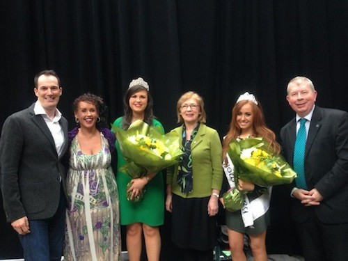 Me Alan Greene , Mrs Angela Medford, Miss Niamh McMahon  , Mrs Jan OSullivan (Minister for Housing &Planning . Co limerick ) Miss Rosie Donaghy , Mr Pat Bourne Consul General Scotland to Ireland .  