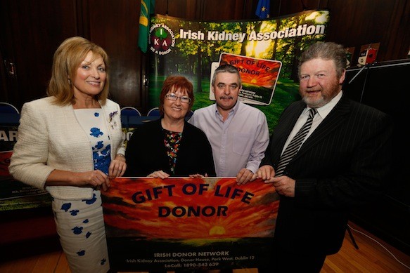 Siobhan and George Bates with Mary Kennedy and Health Minister Dr James Reilly TD