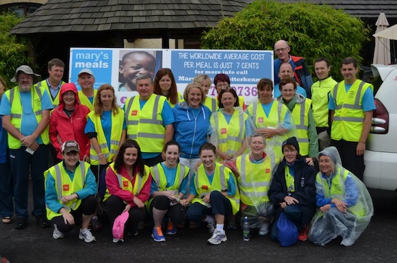 The Letterkenny volunteers for Mary's Meals.