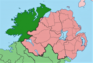 Island Of Ireland Location Map Donegal.svg  300x202 