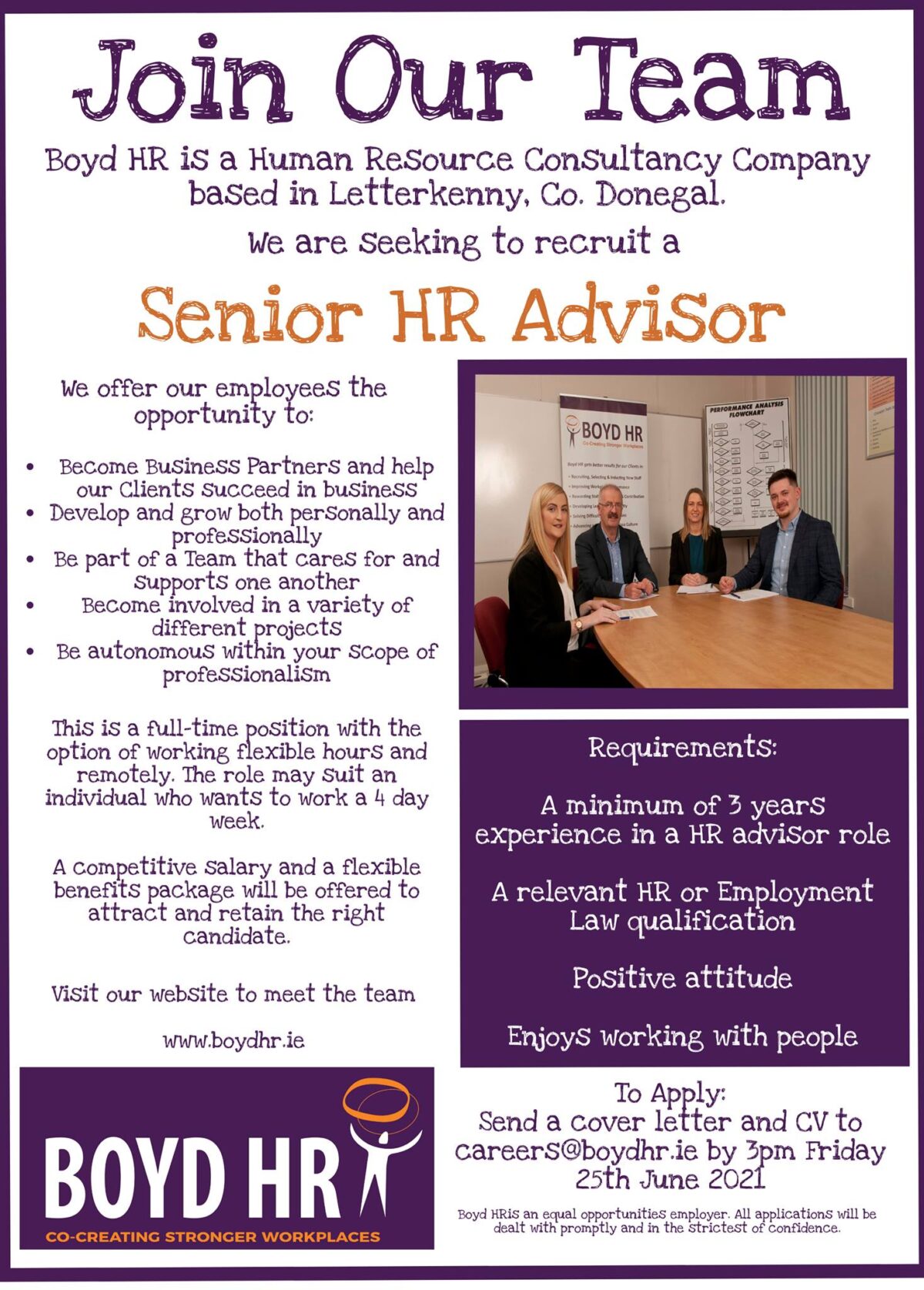 job-vacancy-boyd-hr-hiring-senior-hr-advisor-donegal-daily