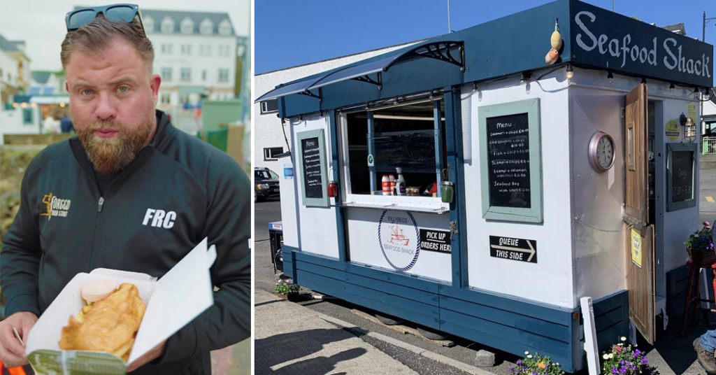 Viral food reviewer hooked on Killybegs Seafood Shack! - Donegal Daily