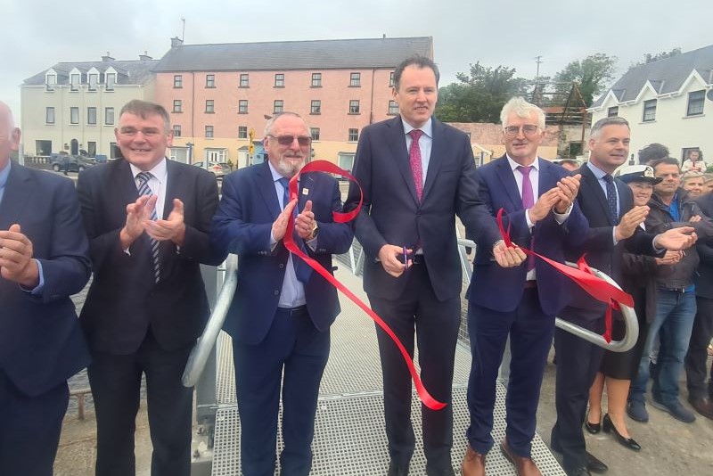 Refurbished Portsalon Pier and Bunbeg Harbour pontoon officially opened ...